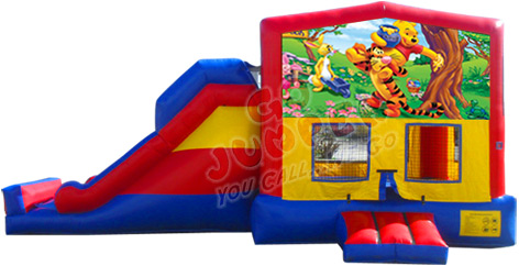 Winnie the Pooh Jumper Combo w/ Slide | Party Rentals