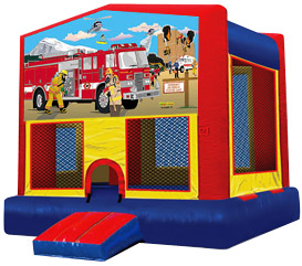 Firetruck Party Jumper Rental